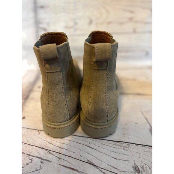 Birkenstock Womens Suede Chelsea Boots Size 37 Highwood Taupe Slip-On Ankle Styl - Picture 6 of 12